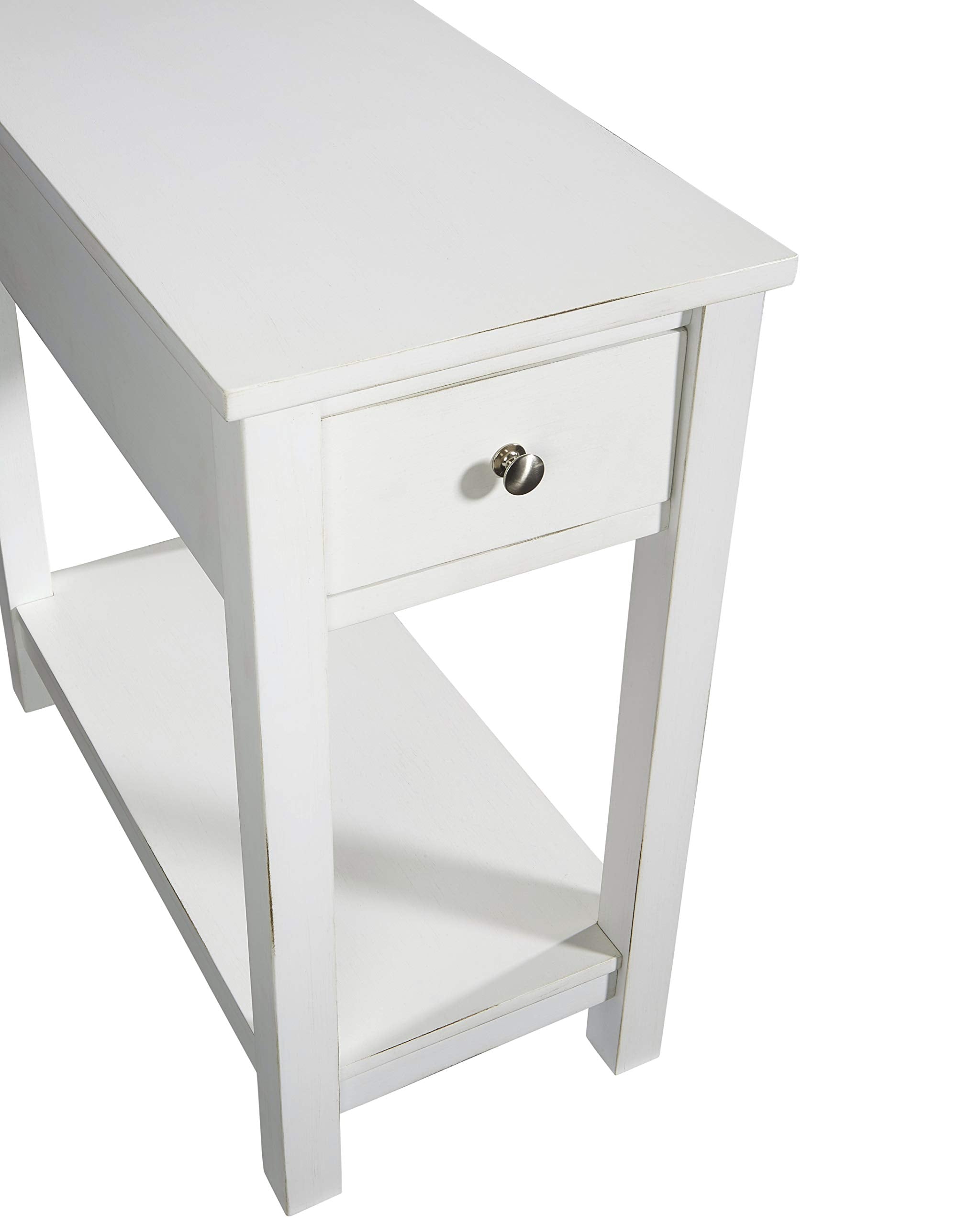 Progressive Furniture III Chairside Table, White